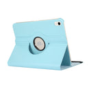 For iPad 10th Gen 10.9 2022 360 Degree Rotation Litchi Texture Flip Leather Tablet Case with Holder (Sky Blue)