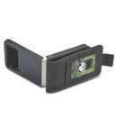 For Samsung Galaxy Z Flip4 Forwenw Dual-side Buckle Leather Phone Case(Black)