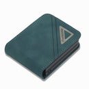 For Samsung Galaxy Z Flip4 Forwenw Dual-side Buckle Leather Phone Case(Dark Cyan)