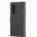 For Samsung Galaxy Z Fold4 Forwenw Dual-side Buckle Leather Phone Case(Black)