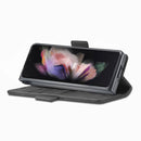 For Samsung Galaxy Z Fold4 Forwenw Dual-side Buckle Leather Phone Case(Black)
