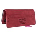 For Samsung Galaxy Z Fold4 Magnetic Clasp Flip Leather Phone Case(Red)
