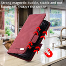 For Samsung Galaxy Z Fold4 Magnetic Clasp Flip Leather Phone Case(Red)