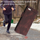 For Samsung Galaxy Z Fold4 Magnetic Clasp Flip Leather Phone Case(Brown)