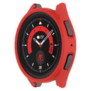 For Samsung Galaxy Watch5 Pro 45mm Half Coverage Hollowed PC Protective Case(Red)