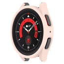 For Samsung Galaxy Watch5 Pro 45mm Half Coverage Hollowed PC Protective Case(Sand Pink)