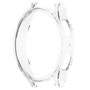 For Samsung Galaxy Watch5 Pro 45mm Half Coverage Hollowed PC Protective Case(Transparent White)