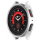 For Samsung Galaxy Watch5 Pro 45mm Half Coverage Hollowed PC Protective Case(Silver)