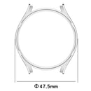 For Samsung Galaxy Watch5 Pro 45mm Half Coverage Hollowed PC Protective Case(Silver)