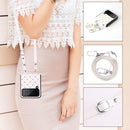 For Samsung Galaxy Z Flip4 5G Colorful Love Lanyard Phone Case(Gold)