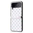 For Samsung Galaxy Z Flip4 5G Colorful Love Lanyard Phone Case(Blue)