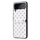 For Samsung Galaxy Z Flip4 5G Colorful Love Lanyard Phone Case(Green)