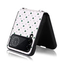 For Samsung Galaxy Z Flip4 5G Colorful Love Lanyard Phone Case(Green)
