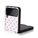 For Samsung Galaxy Z Flip4 5G Colorful Love Lanyard Phone Case(Purple)