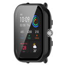 For Amazfit GTS4 Mini PC+ Toughened Film Fully Enclosed Protective Watch Case(Black)