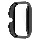 For Amazfit GTS4 Mini PC+ Toughened Film Fully Enclosed Protective Watch Case(Black)