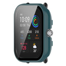 For Amazfit GTS4 Mini PC+ Toughened Film Fully Enclosed Protective Watch Case(Pine Green)