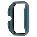 For Amazfit GTS4 Mini PC+ Toughened Film Fully Enclosed Protective Watch Case(Pine Green)