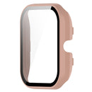 For Amazfit GTS4 Mini PC+ Toughened Film Fully Enclosed Protective Watch Case(Pink)