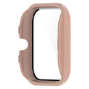 For Amazfit GTS4 Mini PC+ Toughened Film Fully Enclosed Protective Watch Case(Pink)