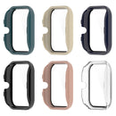 For Amazfit GTS4 Mini PC+ Toughened Film Fully Enclosed Protective Watch Case(Pine Green)
