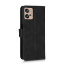 For Motorola Moto G32 Skin Feel Magnetic Flip Leather Phone Case(Black)