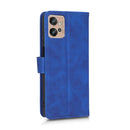 For Motorola Moto G32 Skin Feel Magnetic Flip Leather Phone Case(Blue)
