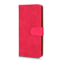 For Motorola Moto G32 Skin Feel Magnetic Flip Leather Phone Case(Rose Red)