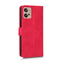 For Motorola Moto G32 Skin Feel Magnetic Flip Leather Phone Case(Rose Red)