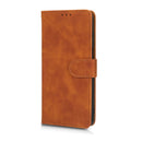 For Motorola Moto G32 Skin Feel Magnetic Flip Leather Phone Case(Brown)