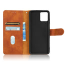For Motorola Moto G32 Skin Feel Magnetic Flip Leather Phone Case(Brown)