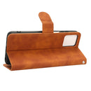 For Motorola Moto G32 Skin Feel Magnetic Flip Leather Phone Case(Brown)