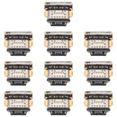 10 PCS Charging Port Connector For vivo iQOO 7