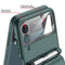 For Samsung Galaxy Z Flip4 GKK Magnetic Full Coverage Phone Flip Case with Pen(Purple)