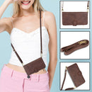 For Samsung Galaxy Z Fold4 5G Litchi Texture Zipper Leather Phone Case(Brown)