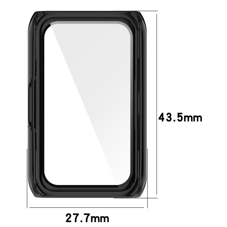 For Huawei Watch Fit Mini PC + Tempered Glass Integrated Protective Watch Case(Black)