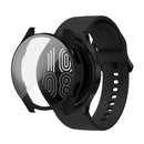 For Samsung Galaxy Watch5 44mm PC + Tempered Glass Integrated Protective Watch Case(Black)