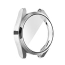 For Huawei Watch3 Pro New Full Coverage TPU Electroplating Protective Watch Case(Silver)