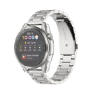 For Huawei Watch3 Pro New Full Coverage TPU Electroplating Protective Watch Case(Transparent White)