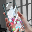 For Samsung Galaxy Z Fold4 GKK Integrated Electroplating + Glass Full Coverage Phone Case(Silver)