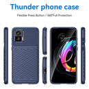 For Motorola Edge 30 Neo Thunderbolt Shockproof TPU Protective Soft Phone Case(Blue)
