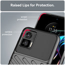 For Motorola Edge 30 Neo Thunderbolt Shockproof TPU Protective Soft Phone Case(Black)
