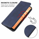 For Sharp Aquos Sense 4 Magnetic Closure Leather Phone Case(Blue)