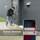 ESCAM QF300 3MP Smart WiFi IP Camera Support AI Humanoid Detection/Auto Tracking/Cloud Storage/Two-way Voice Night Vision, Plug Type:UK Plug