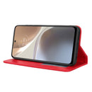 For Motorola Moto G32 Magnetic Buckle Retro Texture Leather Phone Case(Red)