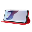 For Motorola Moto X30 Pro 5G / Edge 30 Ultra Magnetic Buckle Retro Texture Leather Phone Case(Red)