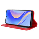 For Huawei nova Y90 Magnetic Buckle Retro Texture Leather Phone Case(Red)