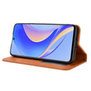 For Huawei nova Y90 Magnetic Buckle Retro Texture Leather Phone Case(Brown)