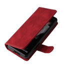 For Samsung Galaxy Z Fold4 5G Detachable Leather Folding Phone Case(Red)