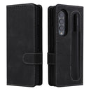 For Samsung Galaxy Z Fold4 5G Detachable Leather Folding Phone Case(Black)